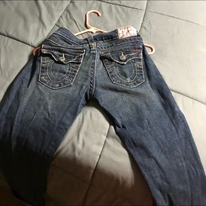 True religion Capri like brand new waist is a 24